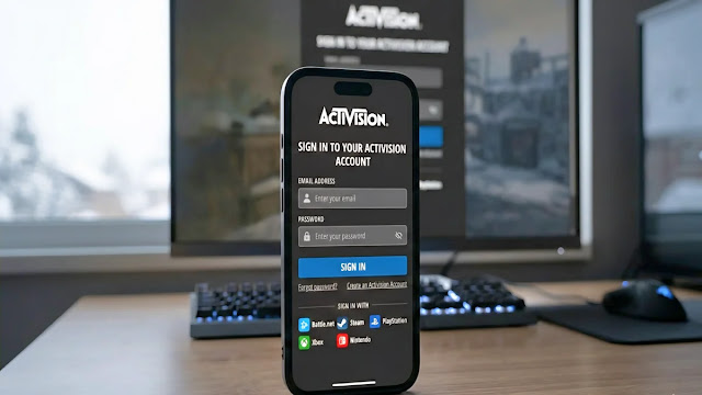 تسجيل دخول Activision على الهاتف