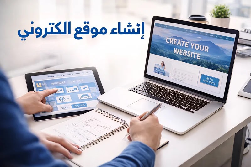 انشاء موقع الكتروني| دليل عملي للمبتدئين خطوة بخطوة