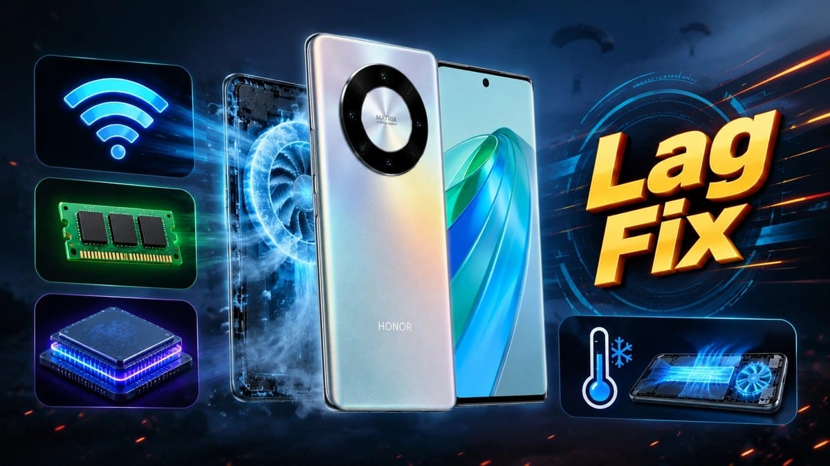 كيفية تقليل اللاج في ببجي على Honor X9a حل مشاكل التقطيع واللاج في PUBG Mobile على هاتف Honor X9a