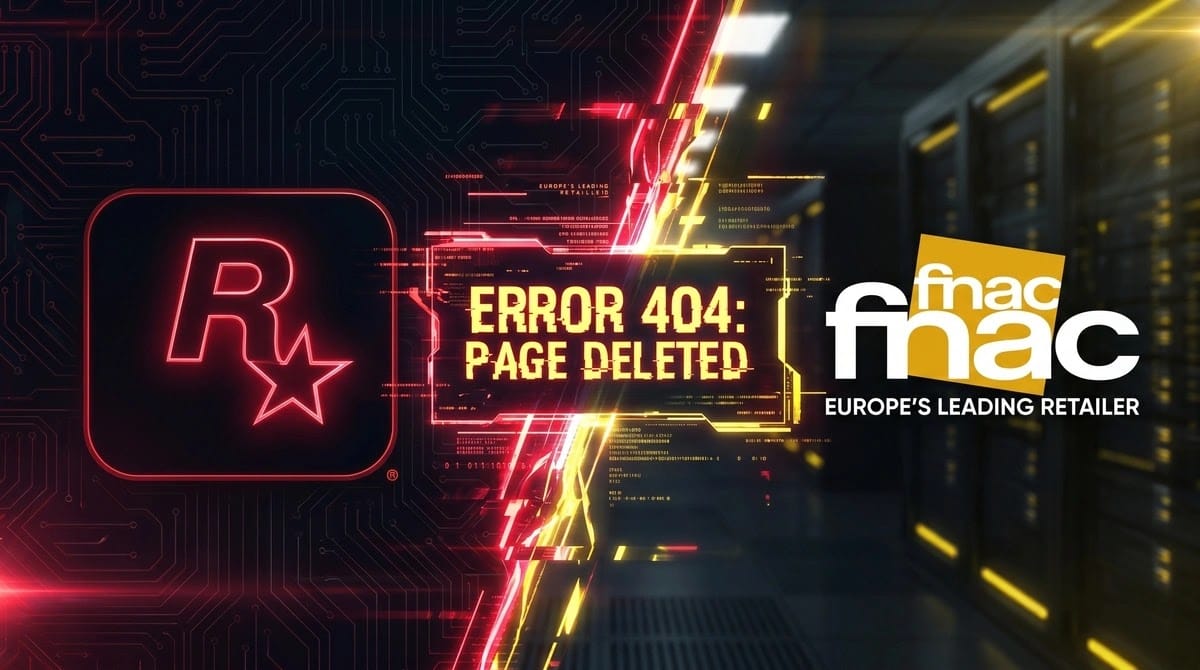 روكستار تتحرك سراً: متجر Fnac يحذف أسعار GTA 6 المسربة بعد ساعات من إطلاقها! 1 شعار روكستار بخلفية GTA 6 وحذف صفحة الأسعار المسربة على متجر FNAC - موقع Games Zone Pro
