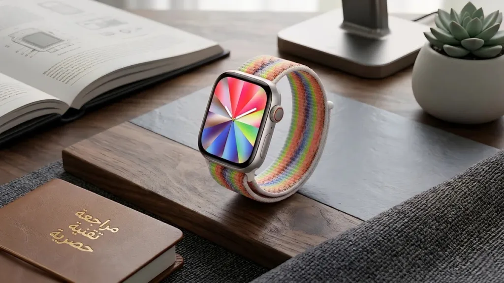 Apple Pride Edition Sport Loop لساعة Apple Watch ضمن مجموعة Apple Pride Collection 2026