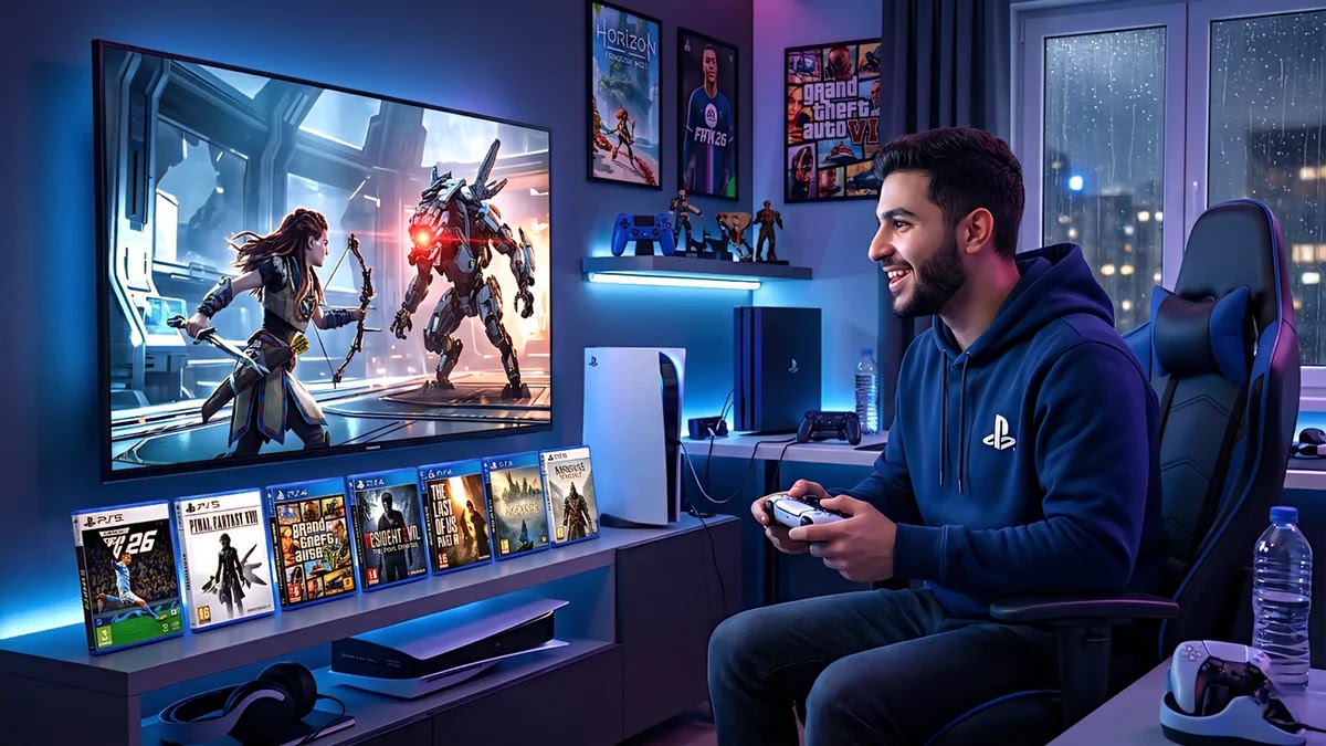 أكثر الألعاب تحميلًا على بلايستيشن 2026 PS5 وPS4