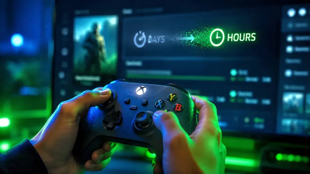 تحديث Xbox الجديد يعرض وقت اللعب بالساعات بدل الأيام داخل الألعاب مع تحسين دقة الإحصائيات للاعبين