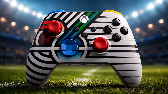 Xbox Team Spirit Limited Edition Controller بتصميم مستوحى من كرة القدم عبر Xbox Design Lab