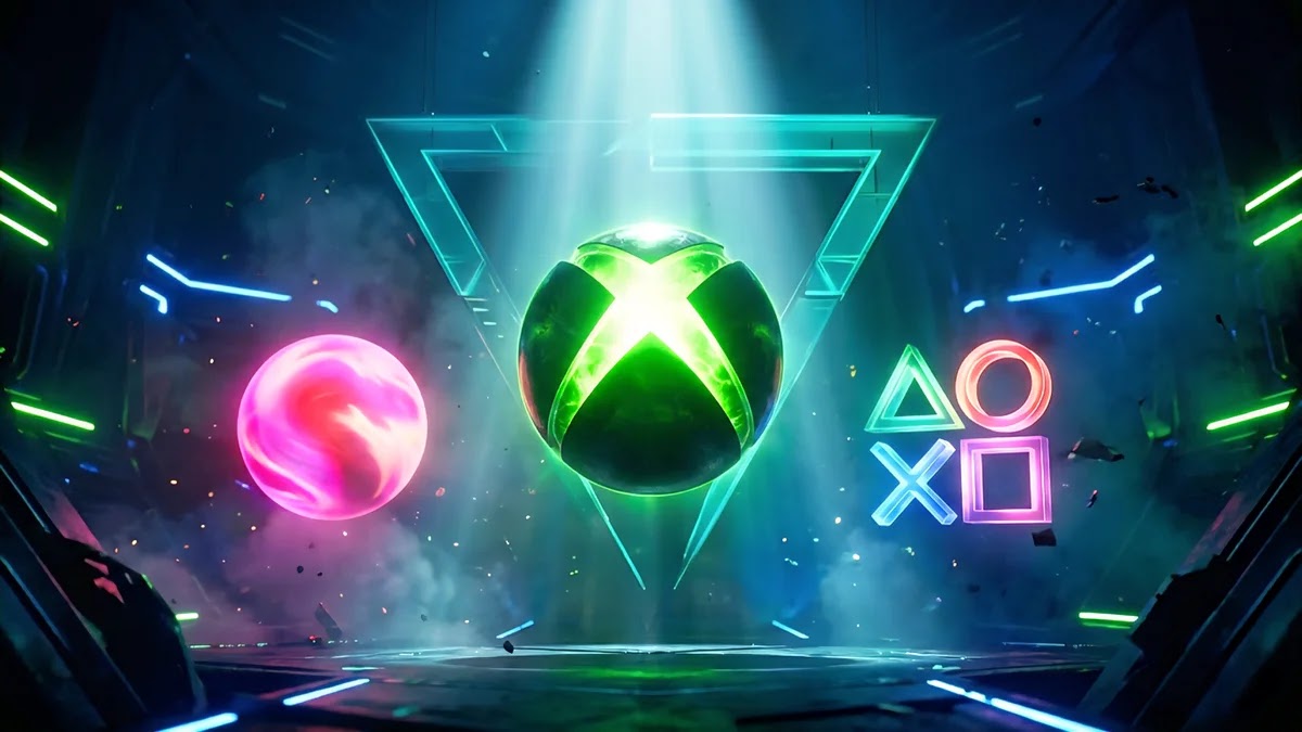 Gaming Events 2026 Collage – Xbox, PlayStation & Major Game Shows Collage of Xbox, PlayStation, Summer Game Fest, and Future Games Show logos in a clean gaming event design for Google Discover