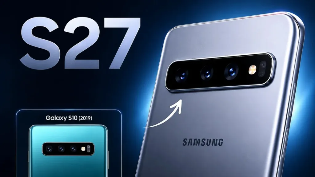 هاتف Galaxy S27 بتصميم جديد لكاميرا خلفية مختلفة عن الإصدارات السابقة مع تغييرات متوقعة في شكل وحدة التصوير