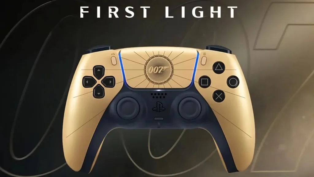 وحدة تحكم Sony DualSense 007 First Light بإصدار محدود لجهاز PlayStation 5 مع تصميم مستوحى من عالم الجاسوسية