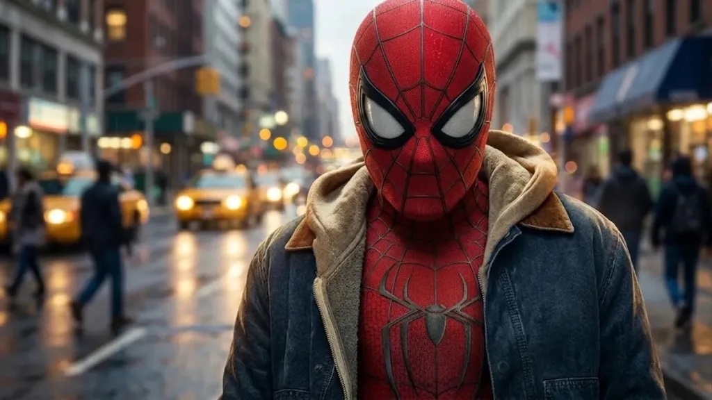 Spider-Man PS5 Brand New Day suit update collaboration between PlayStation and Spider-Man movie