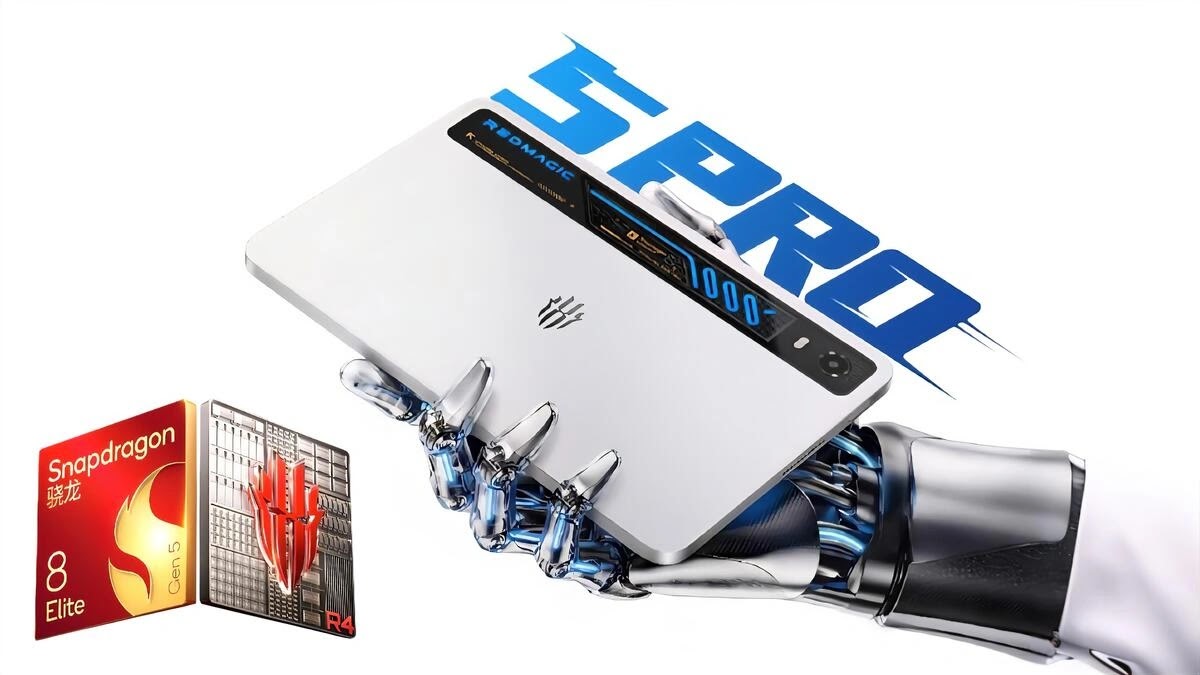 أداء جهاز RedMagic Gaming Tablet الرسمي. جهاز تابلت ريد ماجيك أو إل إي دي يعرض لقطة من لعبة ألعاب ومضاء بنور الشمس الطبيعي ليعبر عن مواصفات وأرقام أداء شركة نوبيا الأخيرة