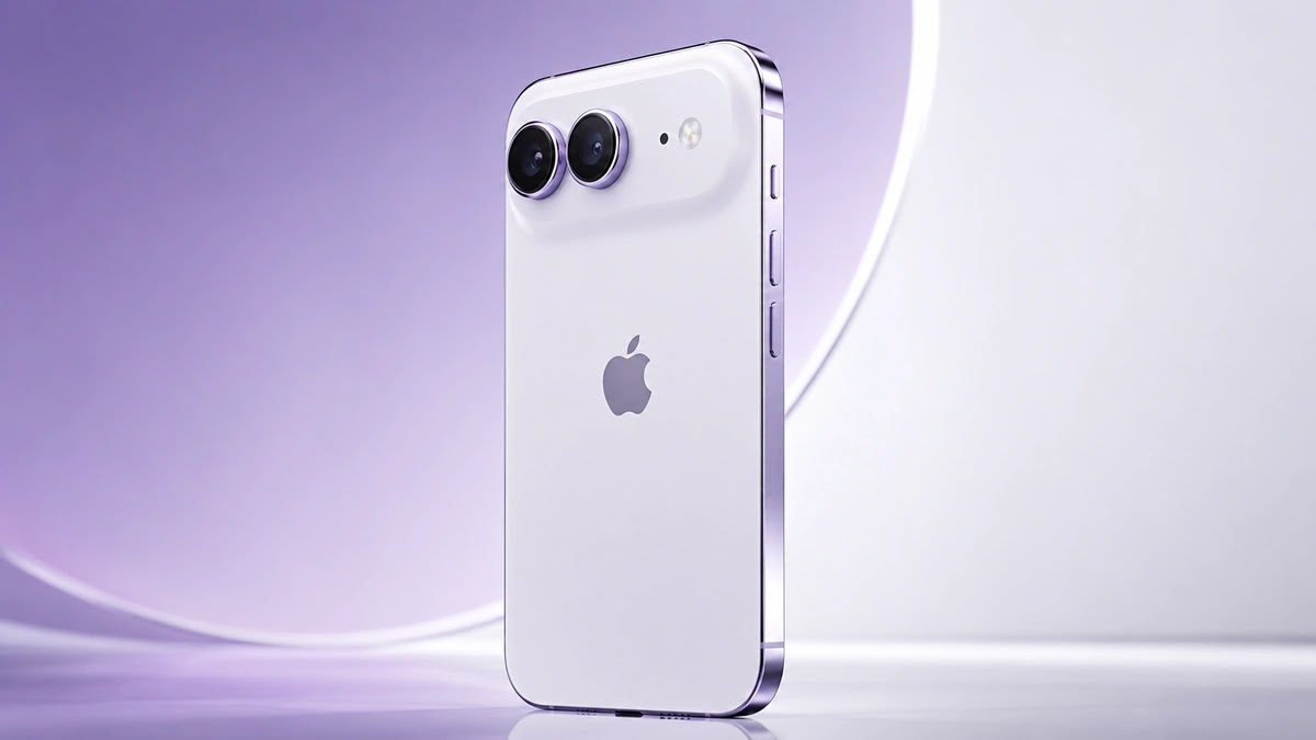 iPhone Air 2 بتصميم نحيف وكاميرا مزدوجة وفق أحدث التسريبات تصميم تخيلي لهاتف iPhone Air 2 يظهر الهيكل فائق النحافة والكاميرا الخلفية المزدوجة وفقًا لأحدث تسريبات آبل.