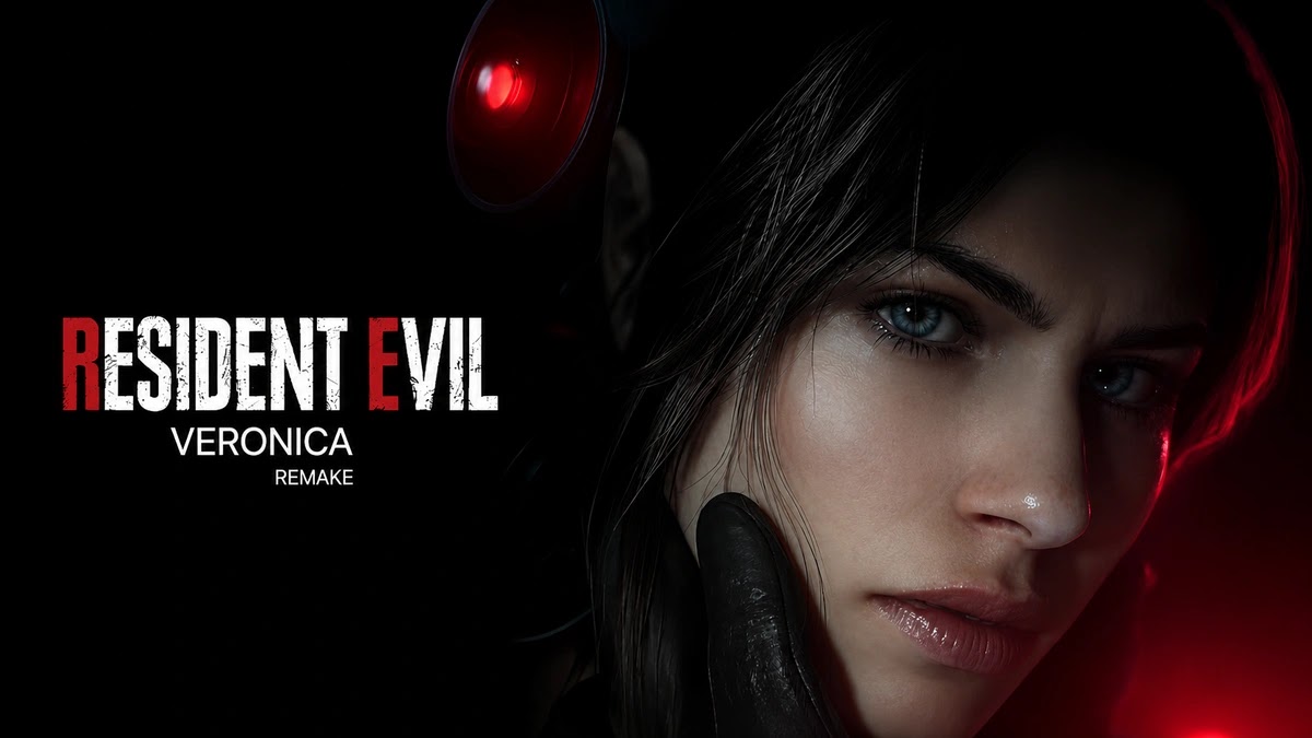 Resident Evil Veronica - تصميم فني رسمي مستوحى من الإعلان الجديد تصميم فني للعبة Resident Evil Veronica يُظهر كلير ريدفيلد مع شعار اللعبة بعد إعلان كابكوم عن إصدارها في عام 2027