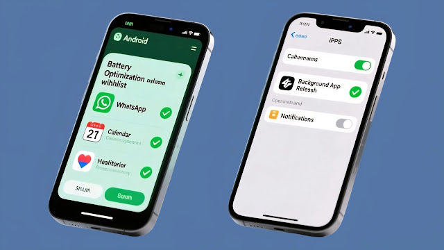 الفرق بين Android و iOS في تشغيل التطبيقات بالخلفية مقارنة بين طريقة إدارة المهام الخلفية في Android و iPhone