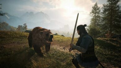 بلايستيشن تكشف تفاصيل جديدة عن The Blood of Dawnwalker قبل إطلاقها في سبتمبر 13 لعبة The Blood of Dawnwalker تُظهر مواجهة بين البطل ودب داخل عالم اللعبة المفتوح
