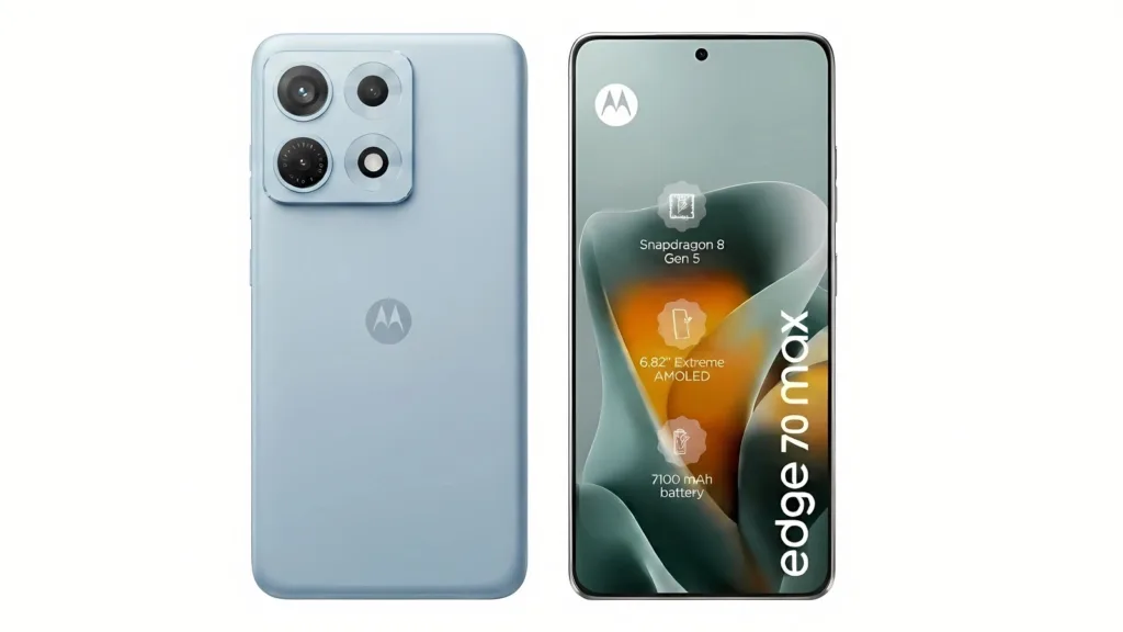 هاتف Motorola Edge 70 Max مع بطارية 7100mAh ودعم الشحن المغناطيسي Qi2