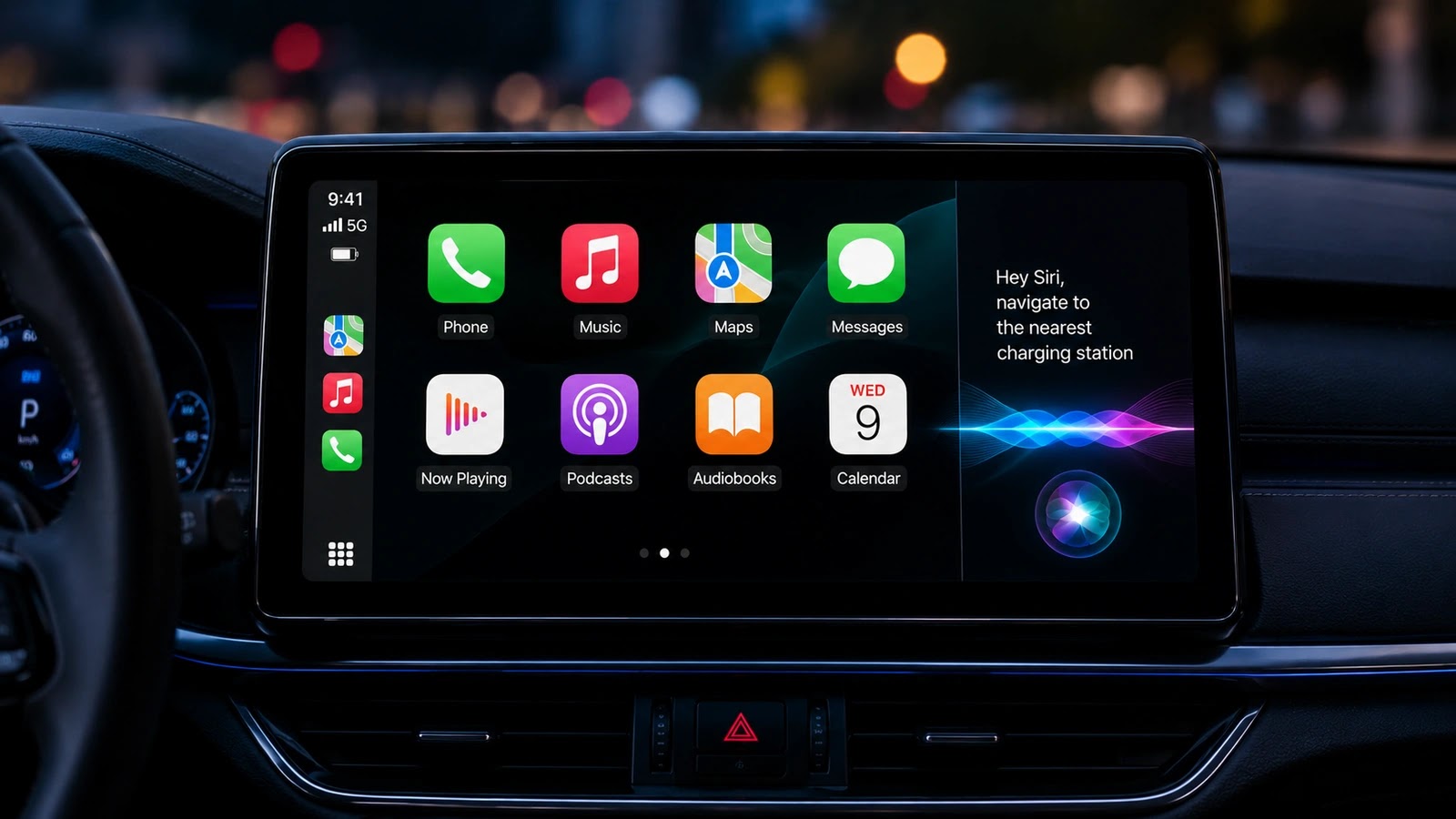 تشغيل الفيديو على شاشة CarPlay في iOS 27 تشغيل الفيديو على شاشة CarPlay أثناء توقف السيارة في iOS 27