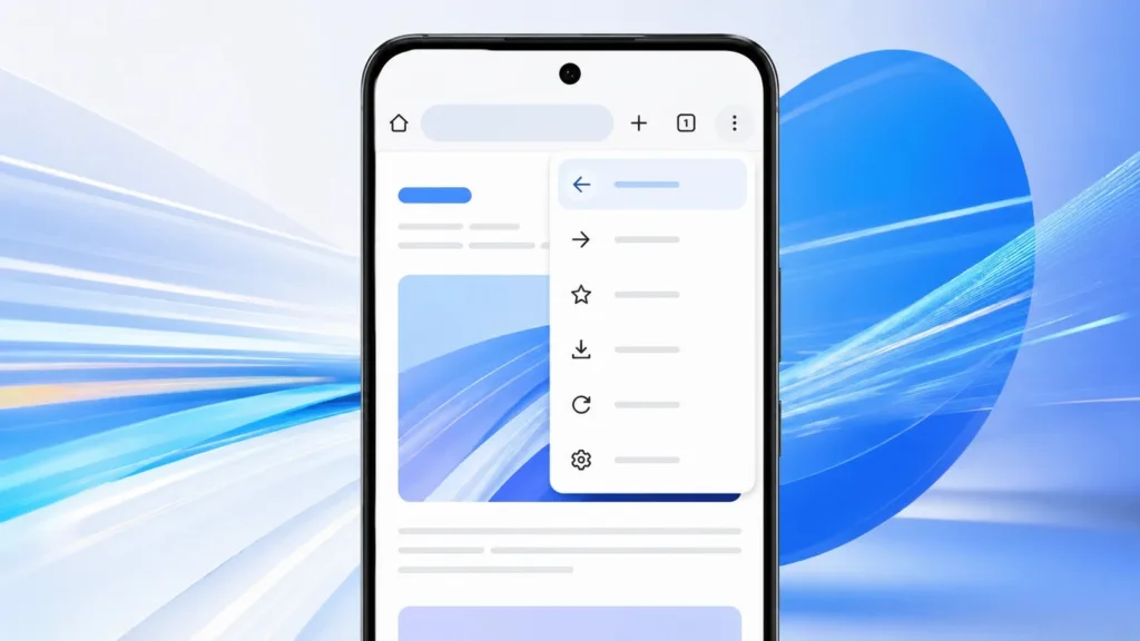 تحديث Google Chrome 150 يضيف زر رجوع جديد في قائمة أندرويد