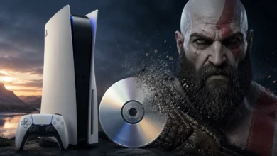 إلغاء أقراص PS5 يثير انتقادات مبتكر God of War لسوني 7 إلغاء أقراص PS5 يثير جدلًا واسعًا بين اللاعبين مع ظهور شخصية من God of War وجهاز PlayStation 5 في صورة تعبيرية