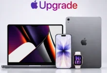 آبل تطلق Apple Upgrade.. استأجر جهازك وبدّله بأحدث إصدار 9 Apple Upgrade: أجهزة آيفون وآيباد وماك وساعة أبل في صورة ترويجية للبرنامج.